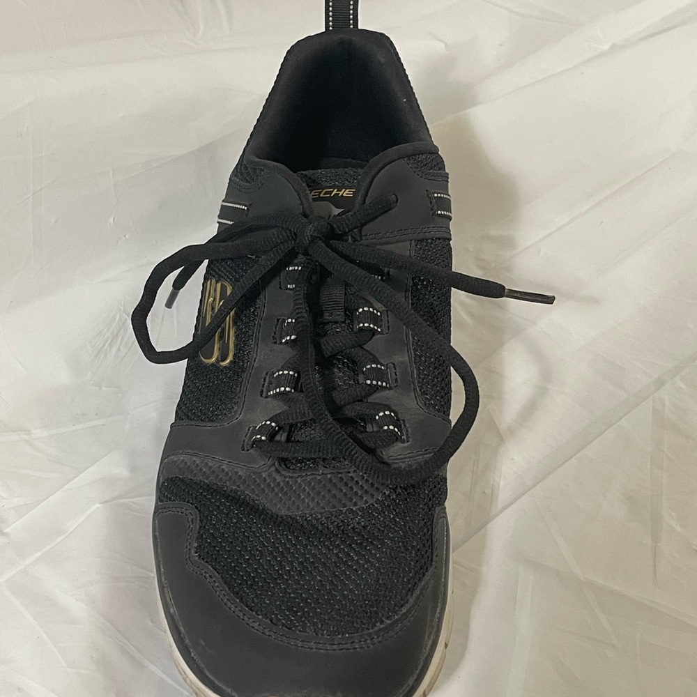 Skechers Sport Black Sneakers Workout Athletic Memory Foam Men’s size 13 - Picture 6 of 8